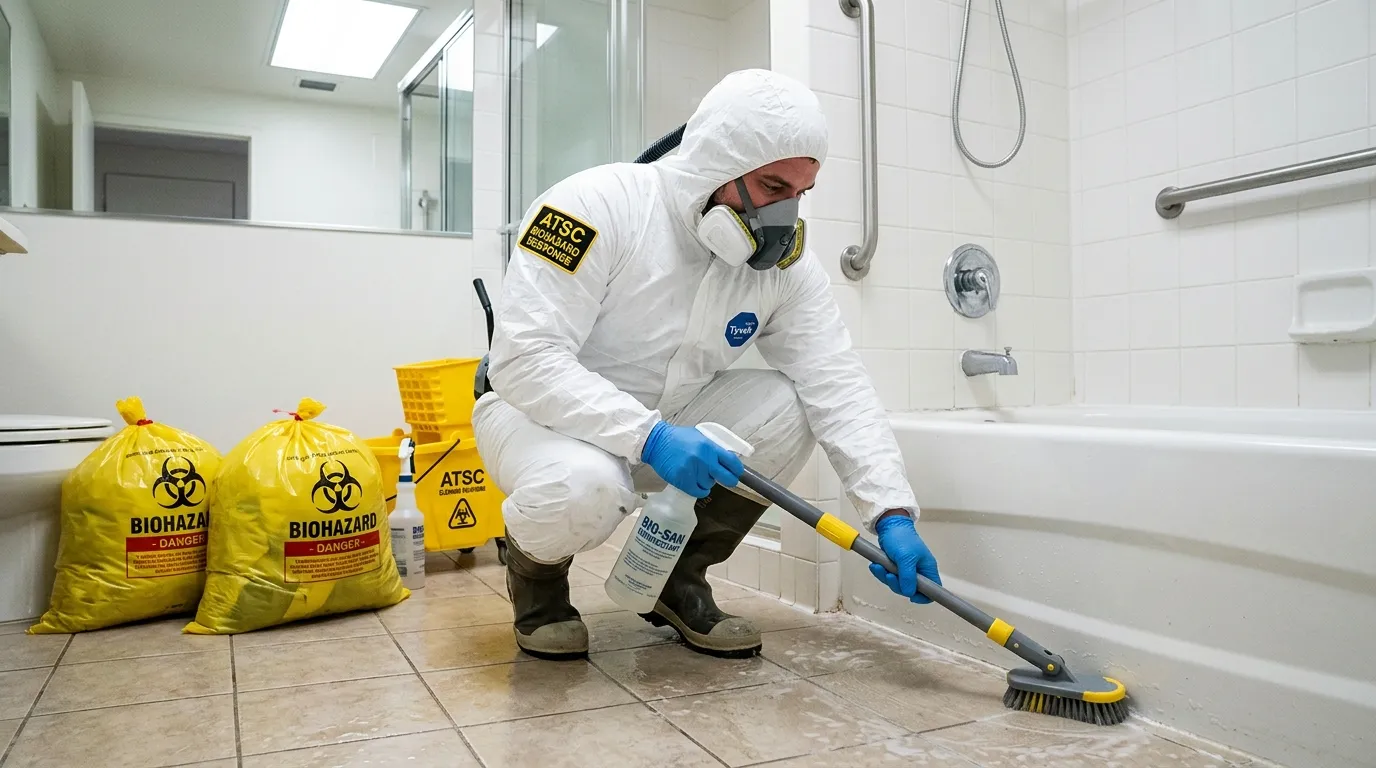 Decontamination equipment deployed for Blood Cleanup in Tremonton